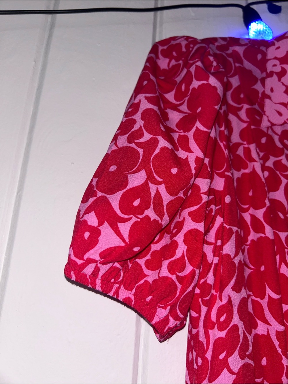 Boden Pink Floral Button Front Midi Shirt Dress Belted US 4R UK 6R - Picture 5 of 8